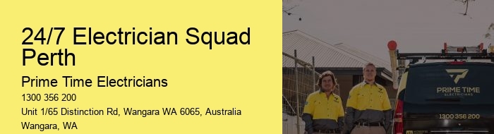 24/7 Electrician Squad Perth