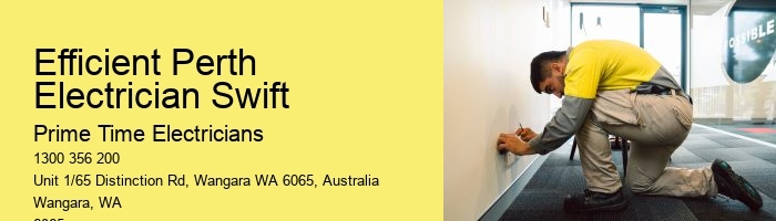 Efficient Perth Electrician Swift