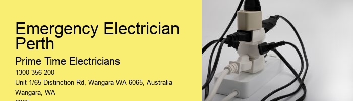 Perth's Reliable Emergency Electrician Service