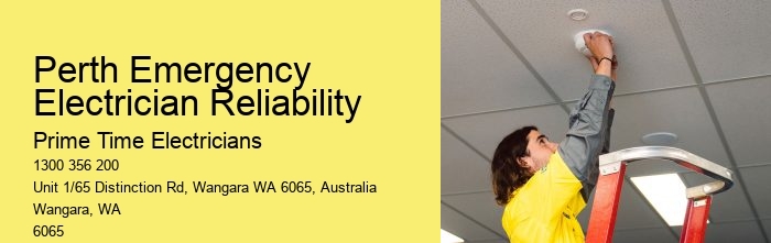 Perth Emergency Electrician Reliability