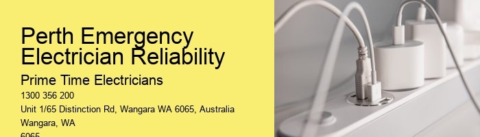 Perth Electrician for Emergency Electrical Repair