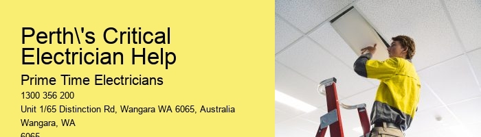 Perth's Critical Electrician Help