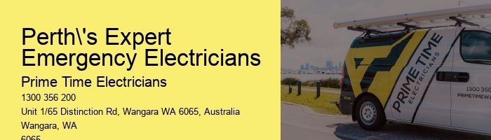 Perth's Expert Emergency Electricians
