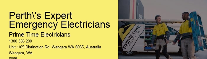 Perth’s Emergency Electrician: Efficient & Effective