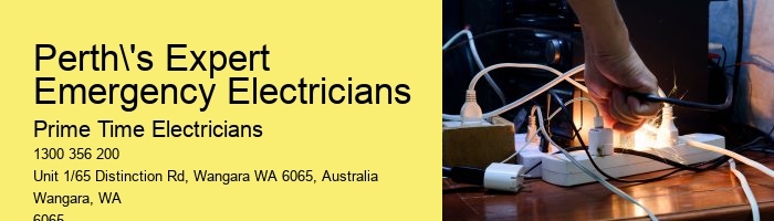 Perth Electrician Ready for Emergency Calls