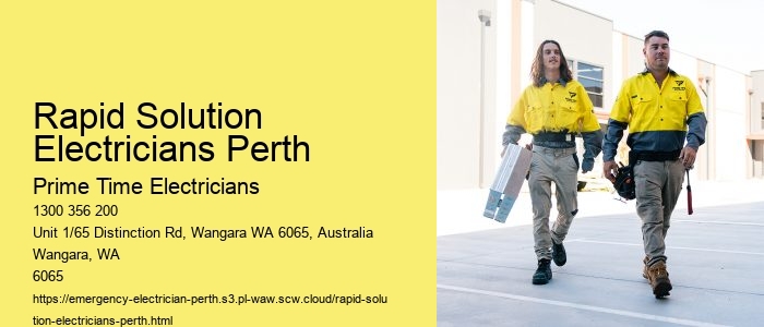 Rapid Solution Electricians Perth