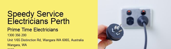 Speedy Service Electricians Perth