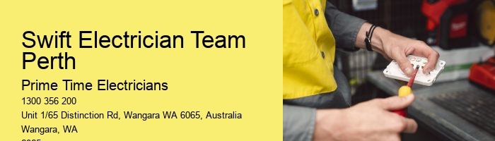 Swift Electrician Team Perth