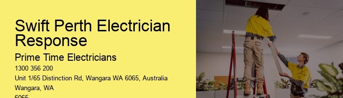 Swift Perth Electrician Response
