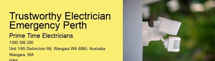 Perth Emergency Lighting Electrician